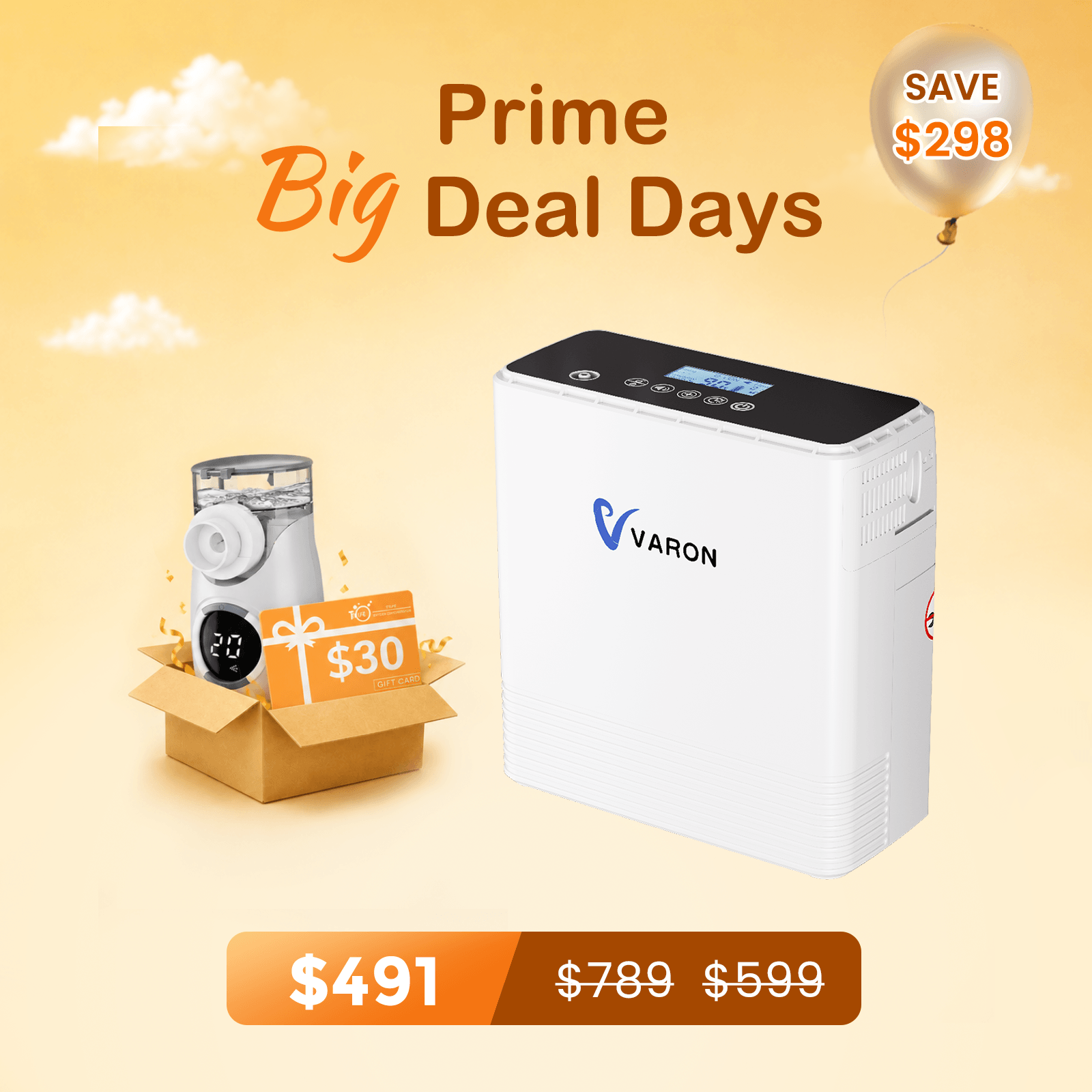 VARON Portable Oxygen Concentrator for Pets with 1–6L/min Continuous Flow, NT-06
