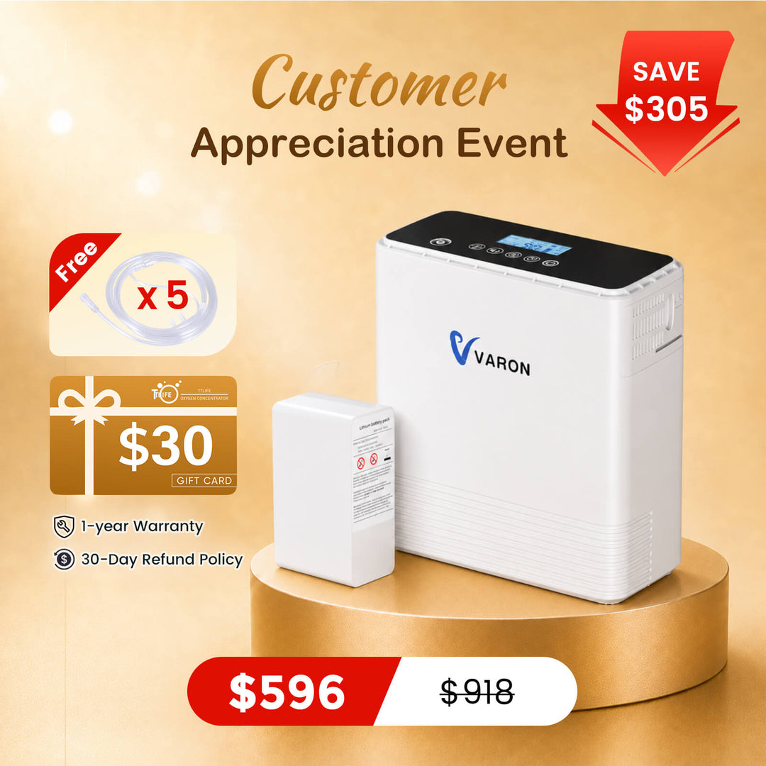 VARON Portable Oxygen Concentrator 1-6L/min NT-06