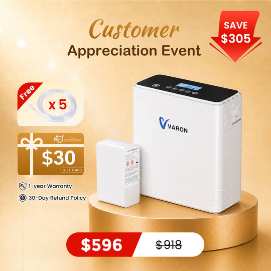 VARON Portable Oxygen Concentrator 1-6L/min NT-06