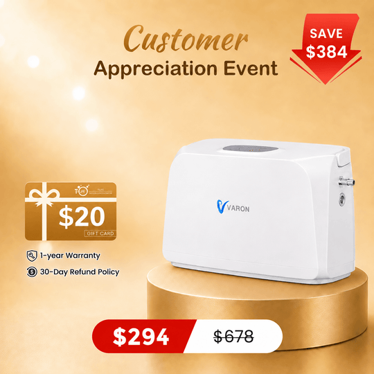 VARON 3L/min Portable Oxygen Concentrator NT-03
