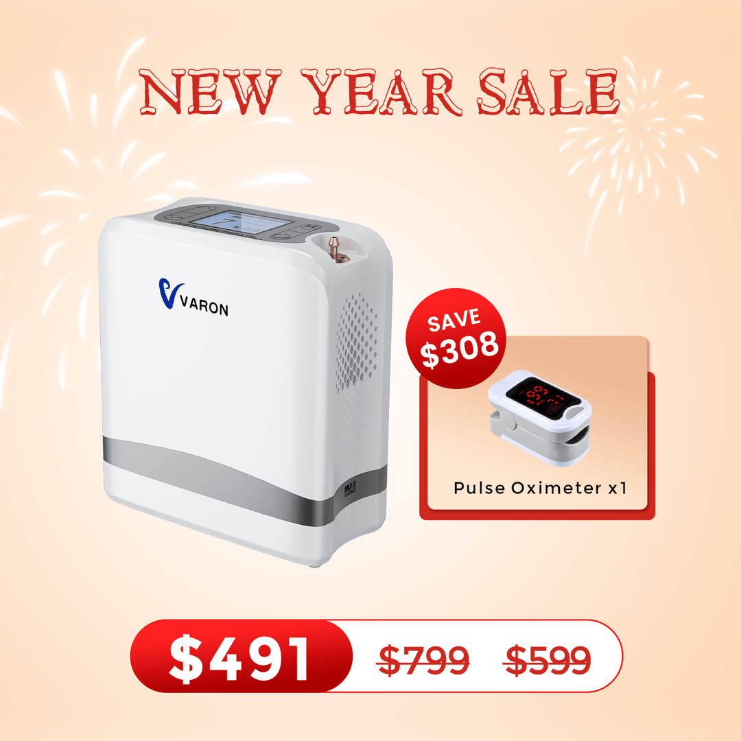 VARON Portable Oxygen Concentrator 1-7 L/min VP-08 Lite