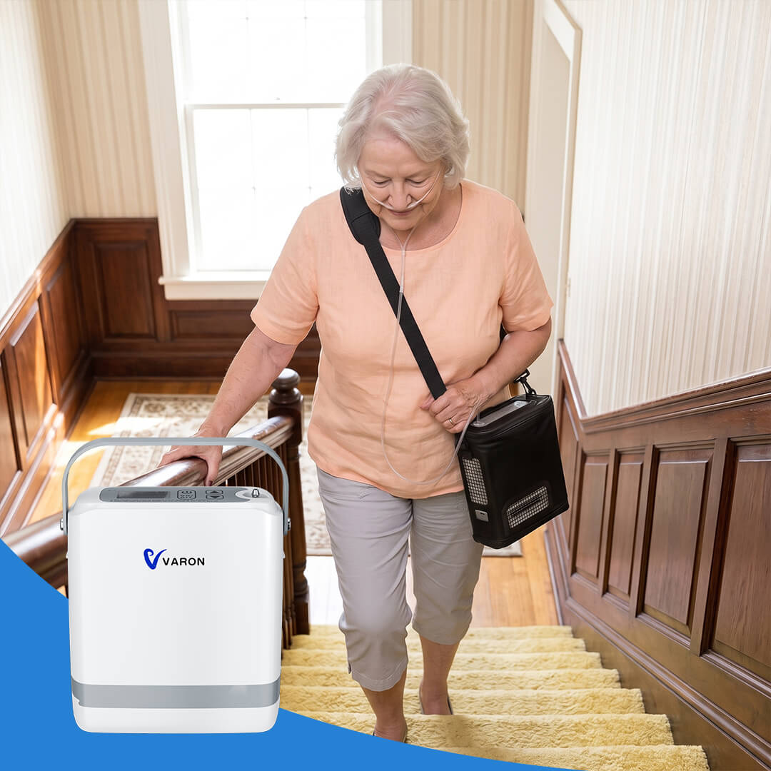 VARON Portable Oxygen Concentrator 1-8 L/min NT-08G