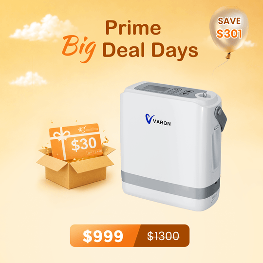 VARON Portable Oxygen Concentrator 1-8 L/min NT-08G