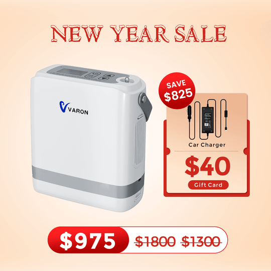 VARON Portable Oxygen Concentrator 1-8 L/min NT-08G