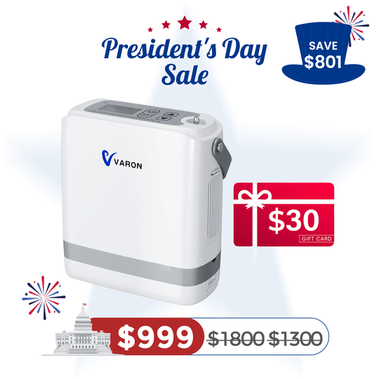 VARON Portable Oxygen Concentrator 1-8 L/min NT-08G