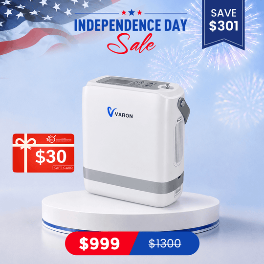 VARON Portable Oxygen Concentrator 1-8 L/min NT-08G