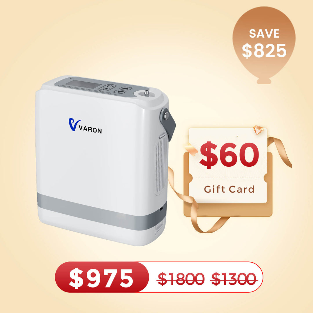 VARON Portable Oxygen Concentrator 1-8 L/min NT-08G