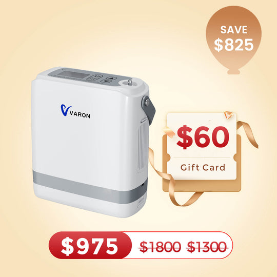 VARON Portable Oxygen Concentrator 1-8 L/min NT-08G