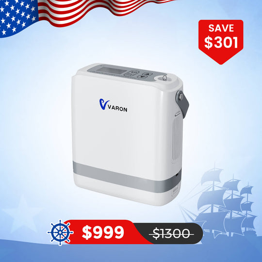 VARON Portable Oxygen Concentrator 1-8 L/min NT-08G