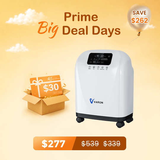 VARON Home Oxygen Concentrator With The Wheels VH-4