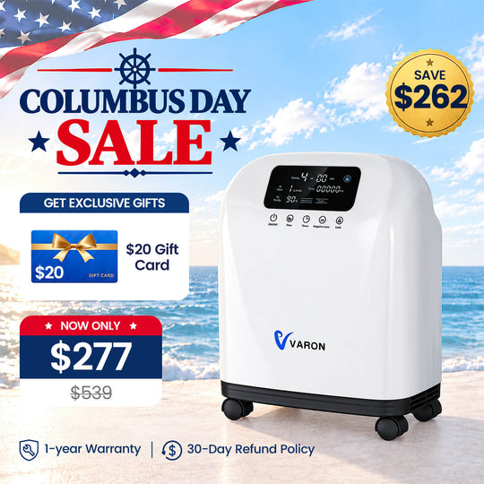 VARON Home Oxygen Concentrator With The Wheels VH-4