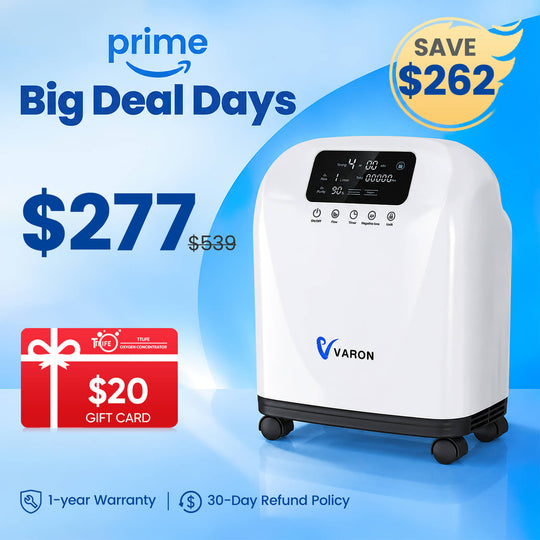 VARON Home Oxygen Concentrator With The Wheels VH-4