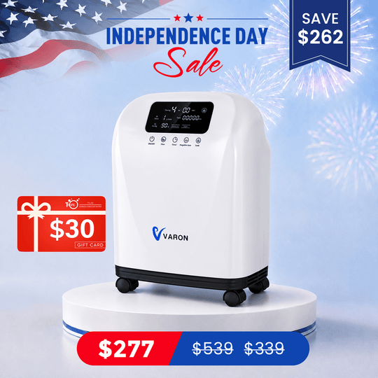 VARON Home Oxygen Concentrator With The Wheels VH-4