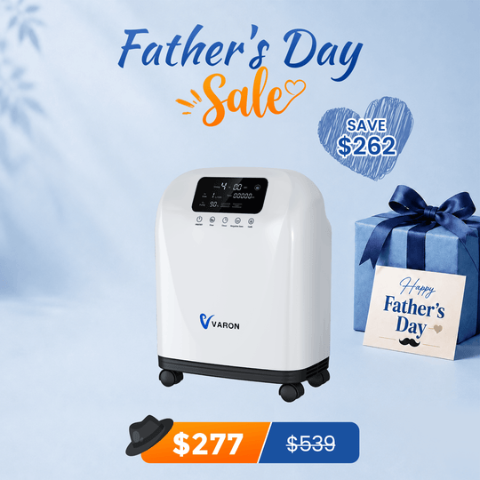 VARON Home Oxygen Concentrator With The Wheels VH-4