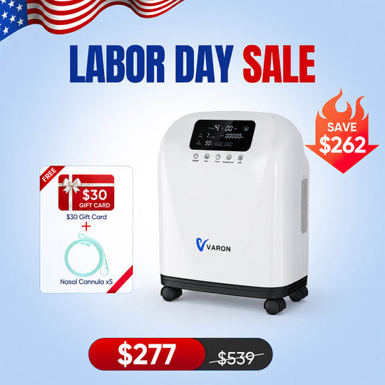 VARON Home Oxygen Concentrator With The Wheels VH-4