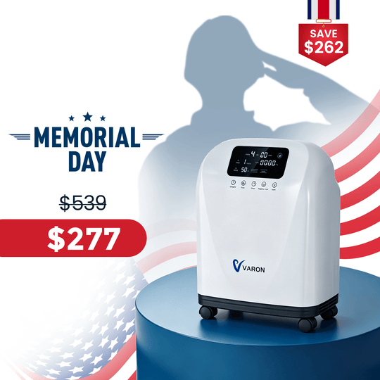 VARON Home Oxygen Concentrator With The Wheels VH-4