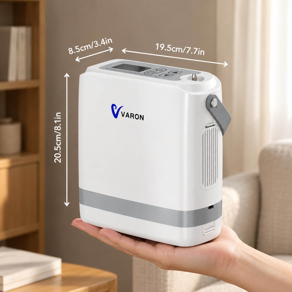 VARON Portable Oxygen Concentrator 1-8 L/min NT-08G