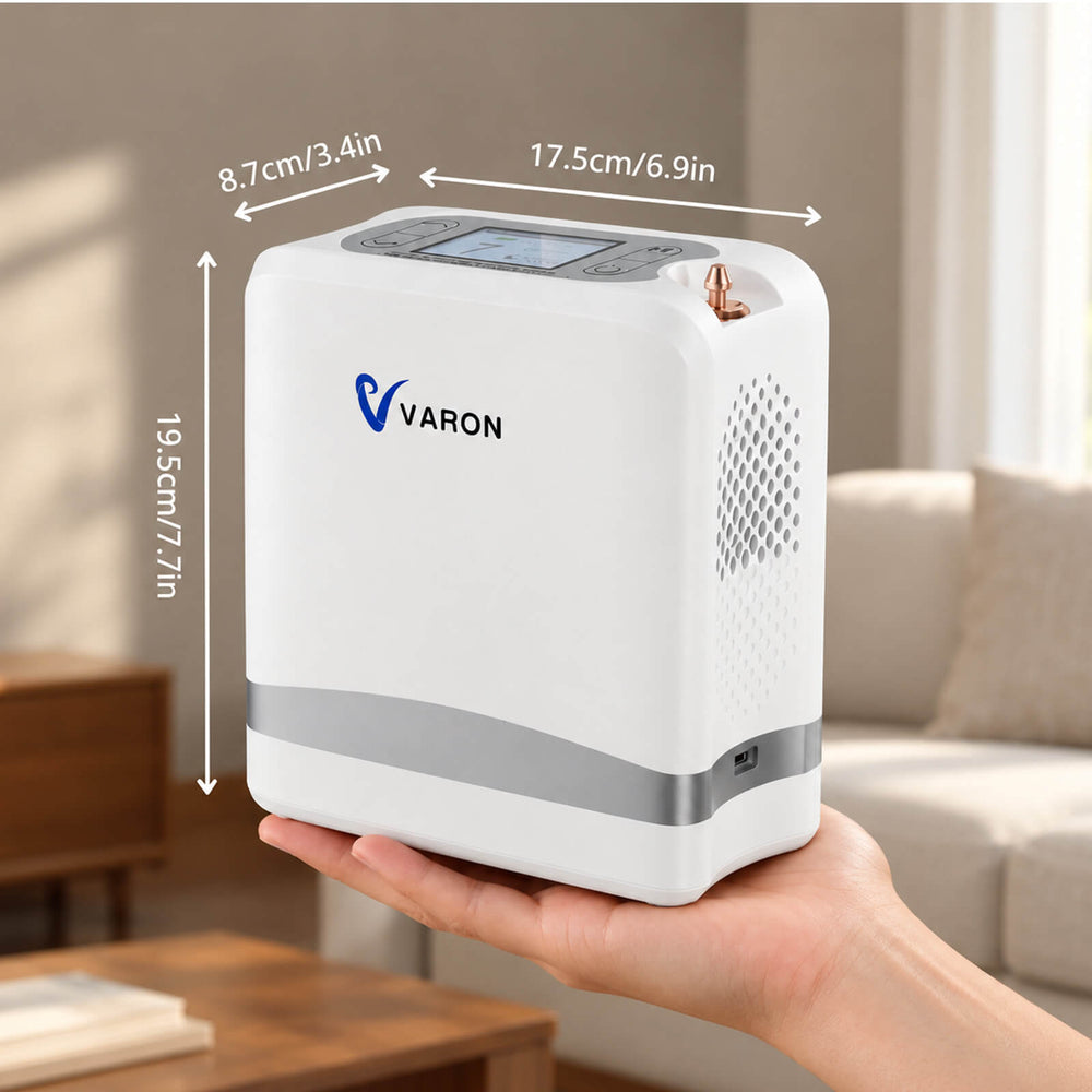 VARON Portable Oxygen Concentrator 1-7 L/min VP-8 Lite