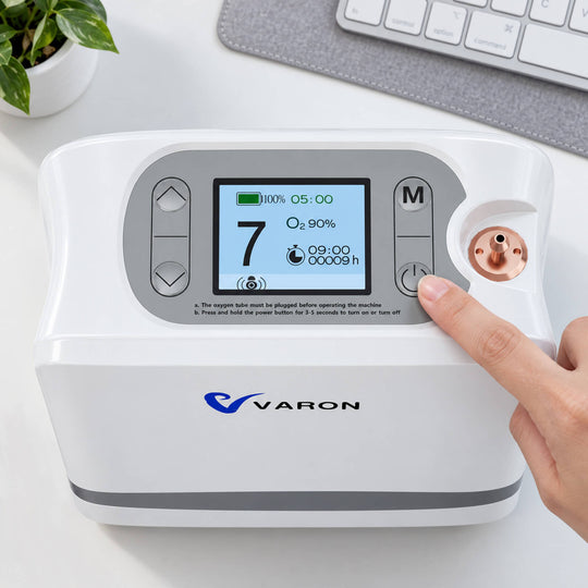 VARON Portable Oxygen Concentrator 1-7 L/min VP-8 Lite