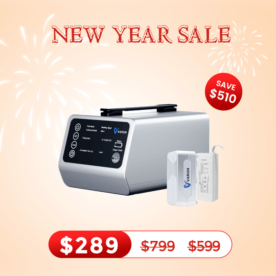 VARON In-Car Portable Oxygen Concentrator for Travel VT-1 + Free Battery & Adapter