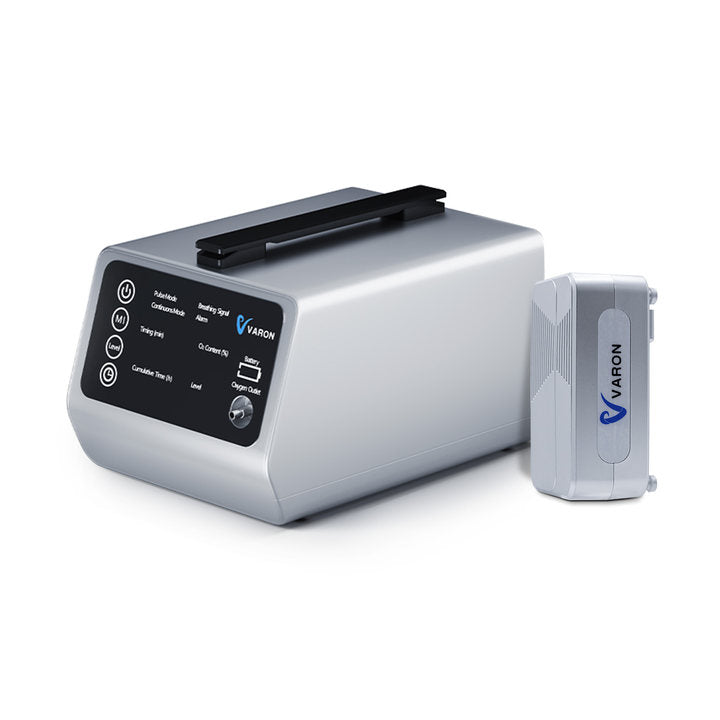 NEW ARRIVAL VARON Portable Oxygen Concentrator VT-1 for High Altitudes and Travel+ One 8 Cell Battery