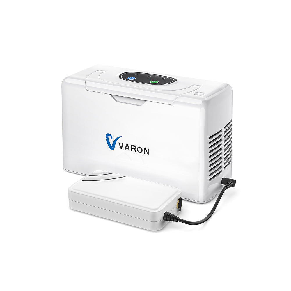 VARON Portable Oxygen Concentrator 3L/min NT-05 + An Extra Charger For Free