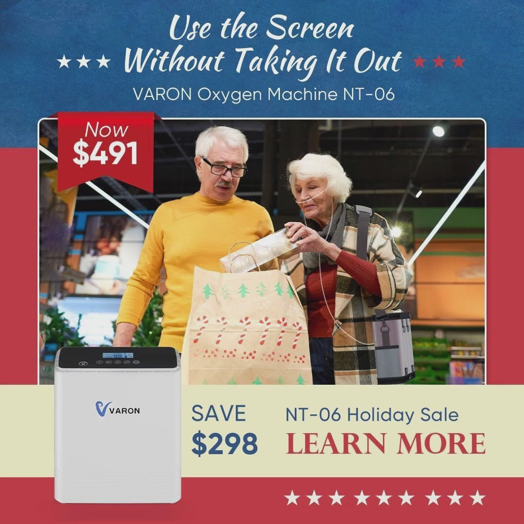 Best Selling VARON Portable Oxygen Concentrator 1-6L/min NT-06