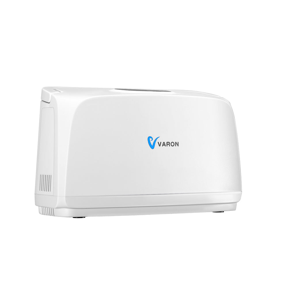 Varon 3.1Lb Smallest Lightweight 3L/min Pulse Flow NT-03 up to 5.5 hrs with 8 Cell Battery for Outdoor Use