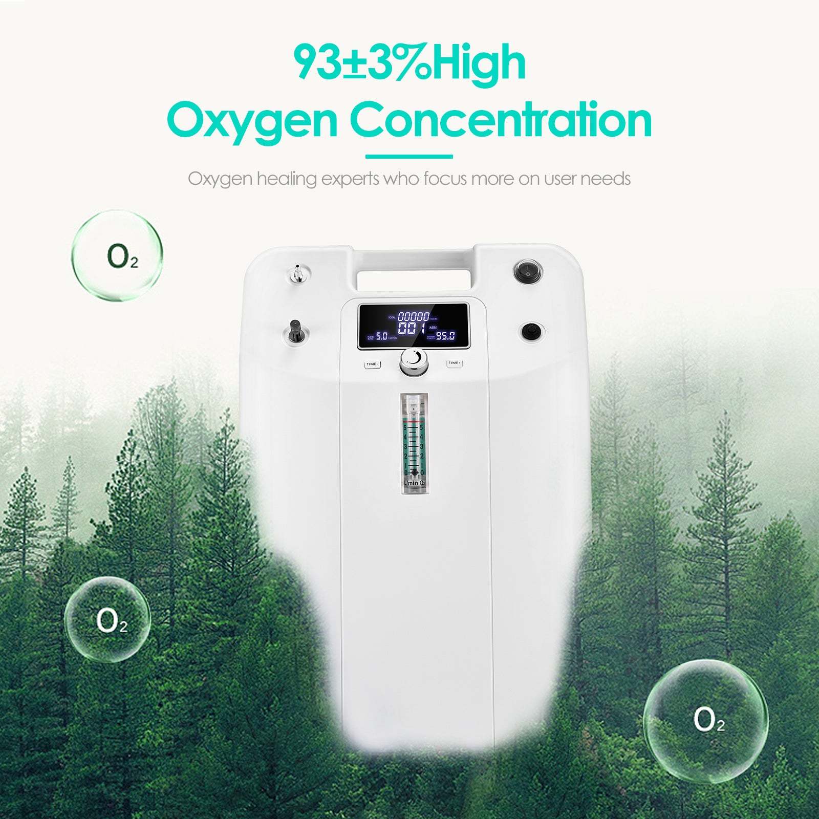 TTLife KJR-Y51W Oxygen Concentrator | 5L Medical Use – TTLIFE