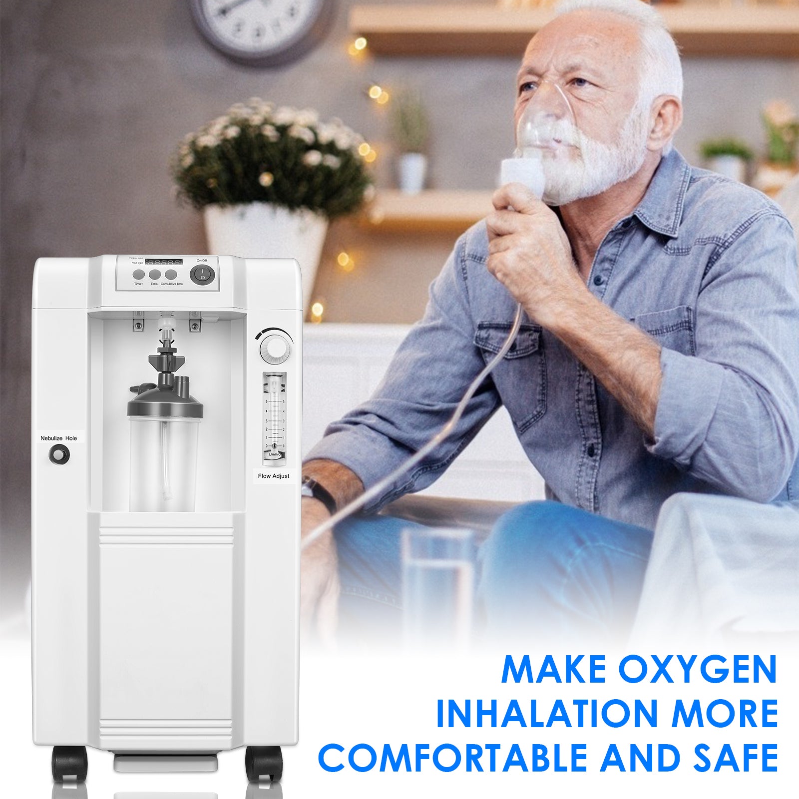 5L/min Adjustable Home Oxygen Concentrator ZH-A51
